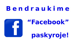 Bendraukime Facebook!