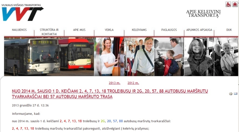 2014-01-01 tvarkaraščiai vvt