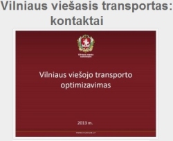 Vilniaus viešasis transportas - kontaktai