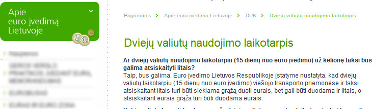 Dviejų valiutų naudojimo laikotarpis