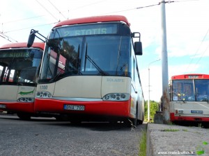 2, 19 maršrutų troleibusai Saulėtekyje