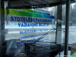 Dvi valiutos: vienkartinių bilietų kainos